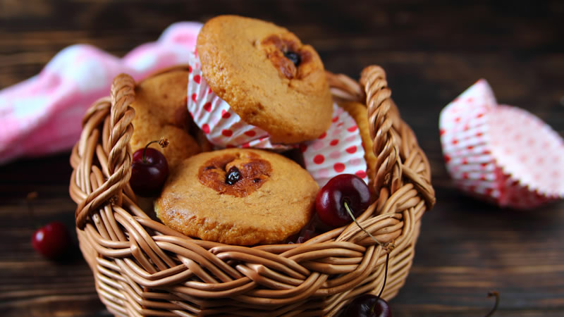 Cherry and Chocolate Muffins