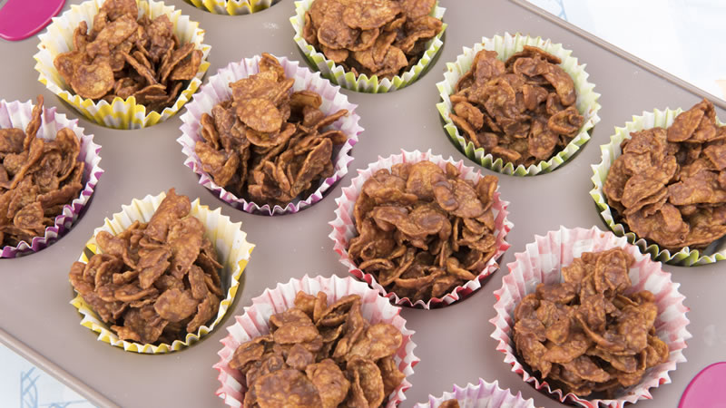 Chocolate Cornflake Cakes