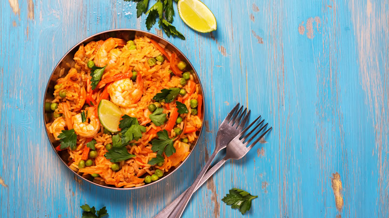 Easy Prawn Pilau