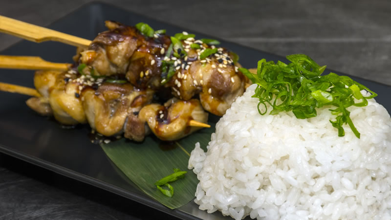 Nutty Chicken Satay 